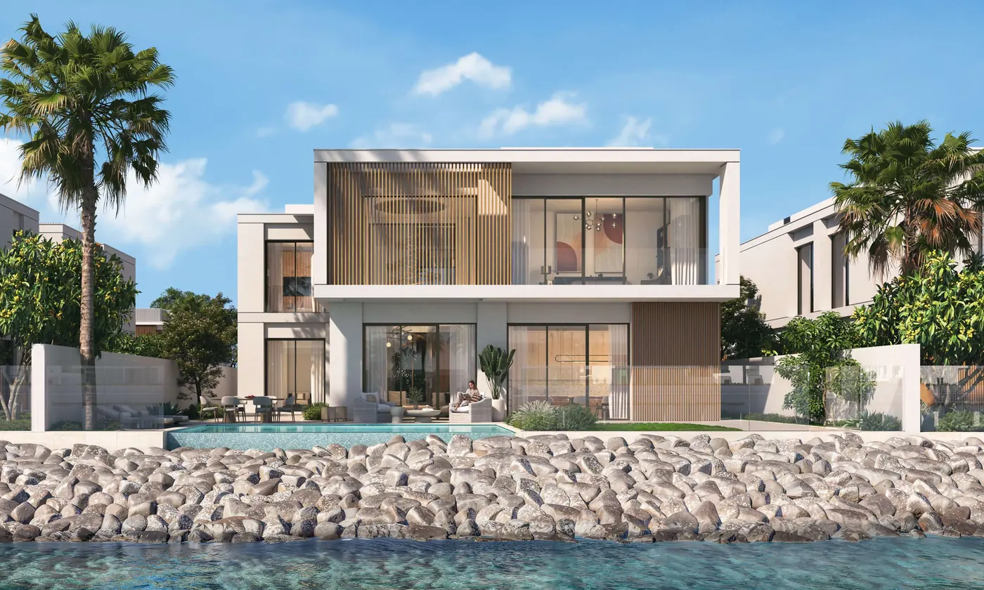 The 5-bedroom waterfront villa on the canal edge